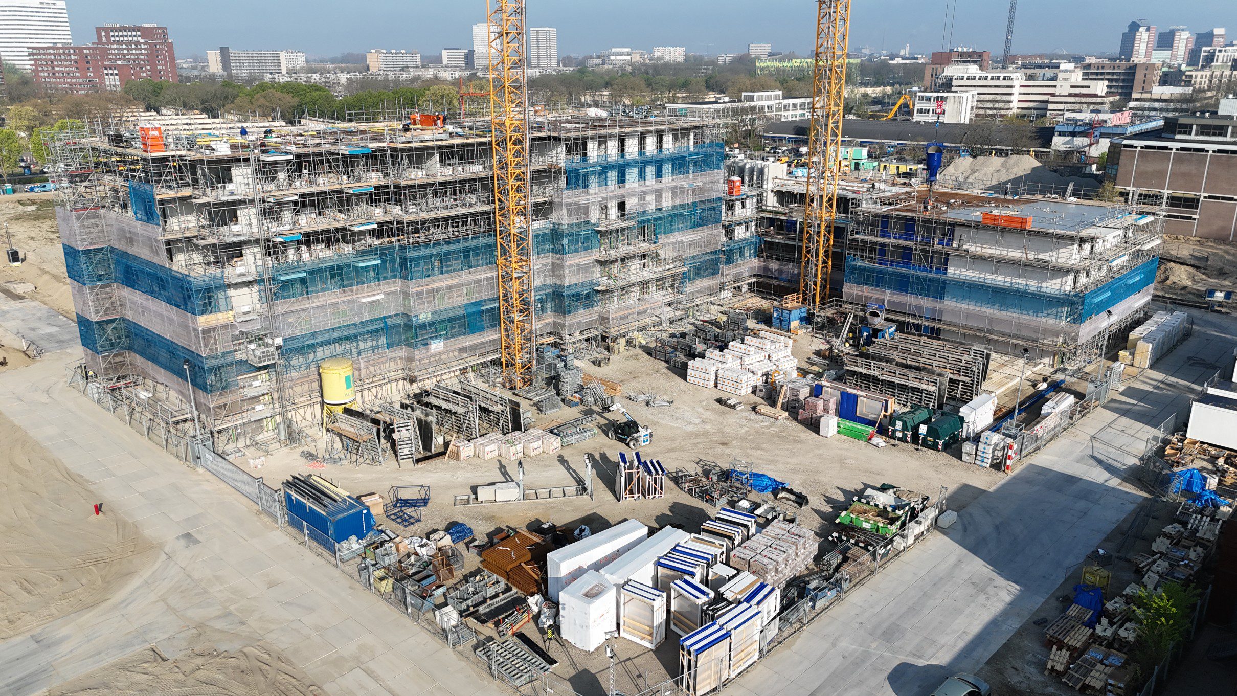 Bouwplaats Bloom Park Merwede Utrecht, Dag van de Bouw